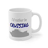 I'd rather by Cruising Coffee Mug Collection by CrewCity on http://www.etsy.com