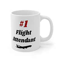 #1 FLIGHT ATTENDANT Coffee Mug Collection by CrewCity on http://www.etsy.com