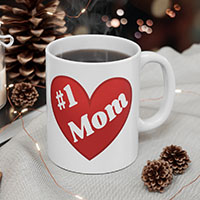 Number One Mom Mother's Day Coffee Mug Collection by CrewCity on http://www.etsy.com
