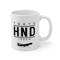 HND Tokyo Japan IATA Worldwide Airport Codes Coffee Mug Collection by CrewCity on http://www.etsy.com