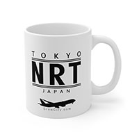 NRT Tokyo Japan IATA Worldwide Airport Codes Coffee Mug Collection by CrewCity on http://www.etsy.com